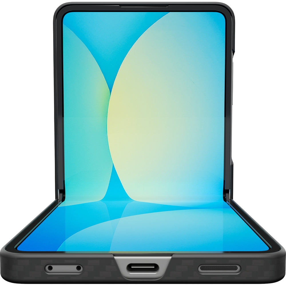 Handyhülle für Galaxy Z Flip7, Spigen Air Skin, Schwarz