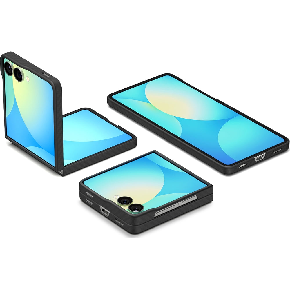 Handyhülle für Galaxy Z Flip7, Spigen Air Skin, Schwarz