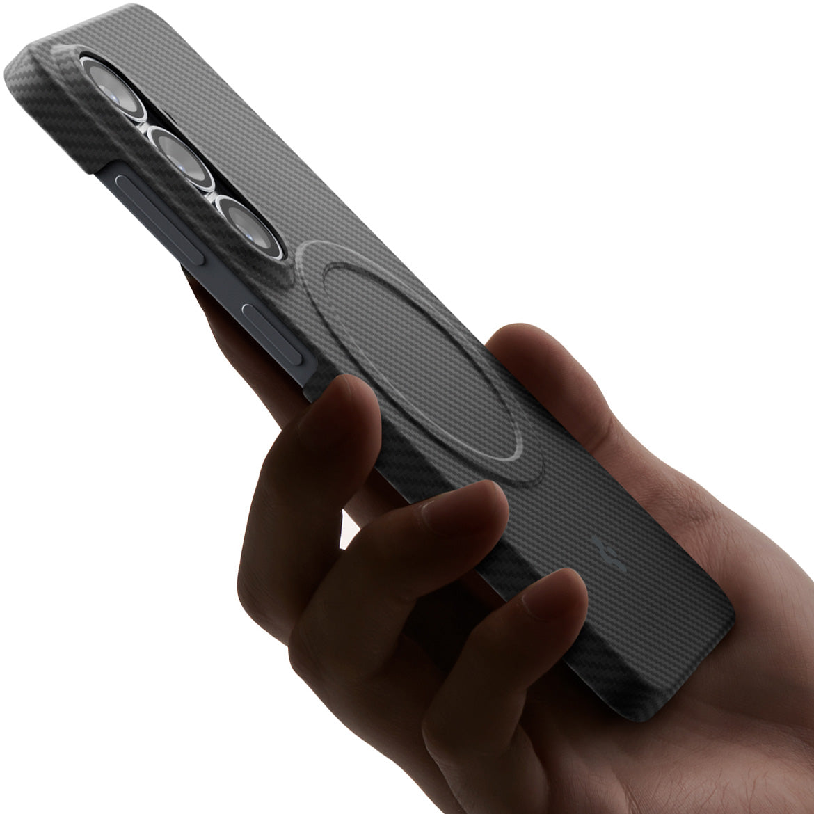 Handyhülle für Galaxy S26, Spigen Air Skin Aramid Mag mit MagSafe, Schwarz