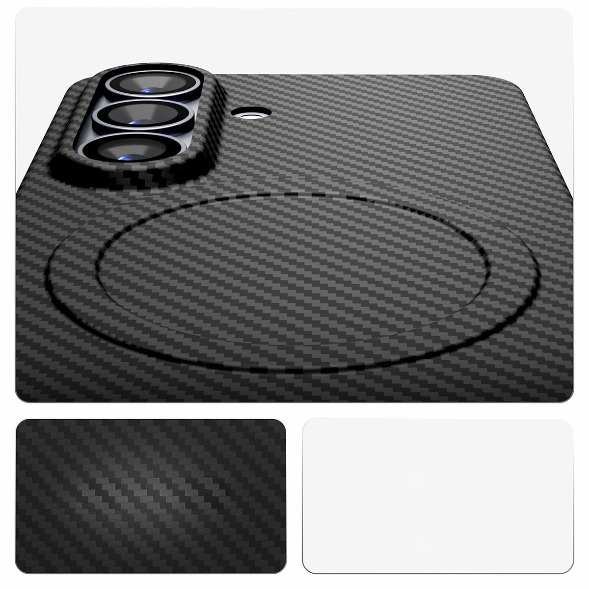 Handyhülle für Galaxy S26, Spigen Air Skin Aramid Mag mit MagSafe, Schwarz