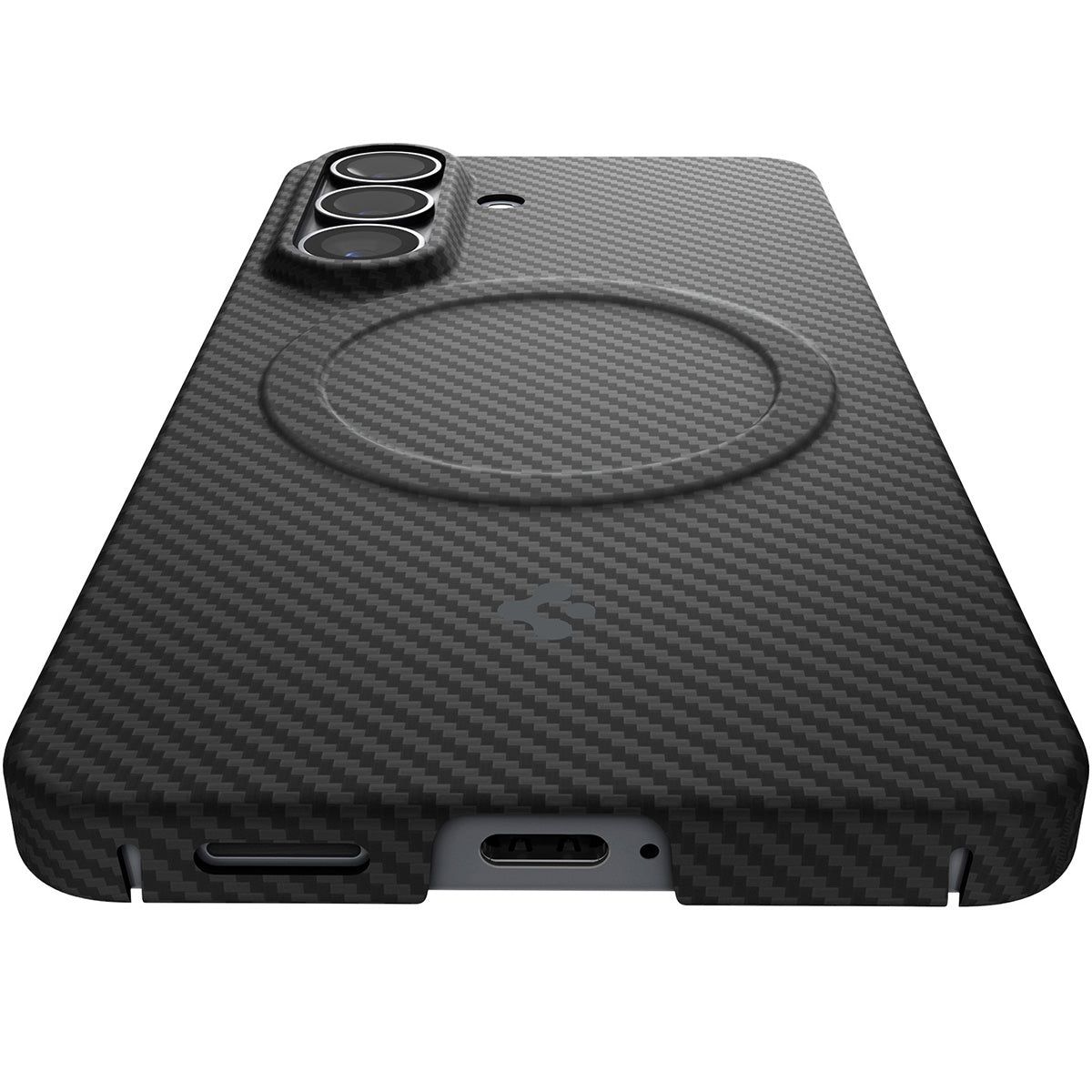 Handyhülle für Galaxy S26 Plus, Spigen Air Skin Aramid Mag mit MagSafe, Schwarz