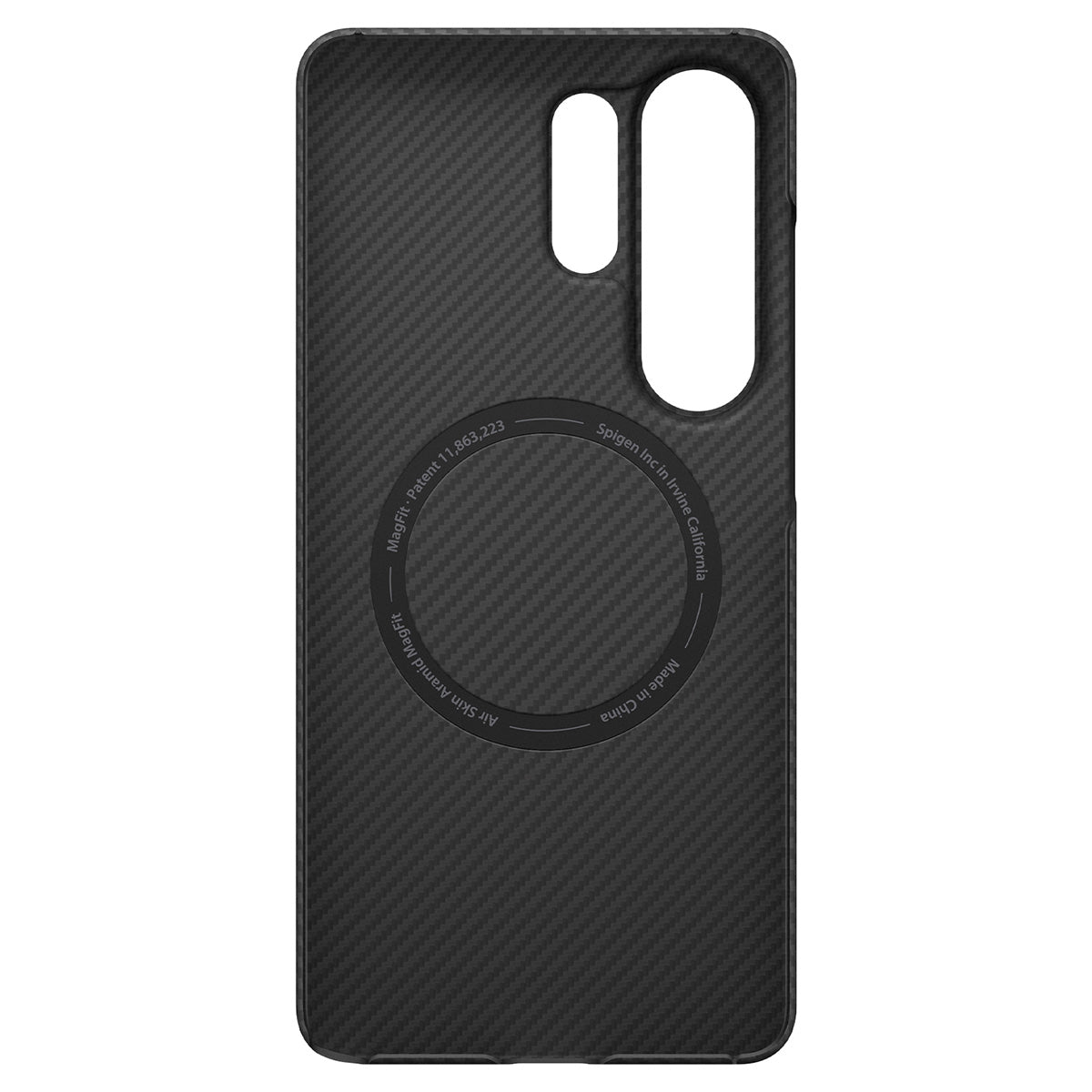 Handyhülle für Galaxy S26 Ultra, Spigen Air Skin Aramid Mag mit MagSafe, Schwarz