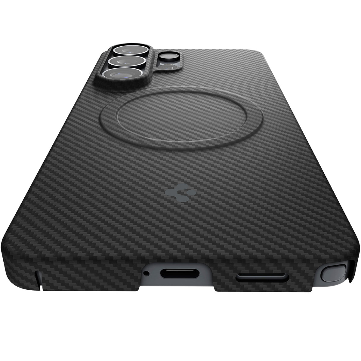 Handyhülle für Galaxy S26 Ultra, Spigen Air Skin Aramid Mag mit MagSafe, Schwarz