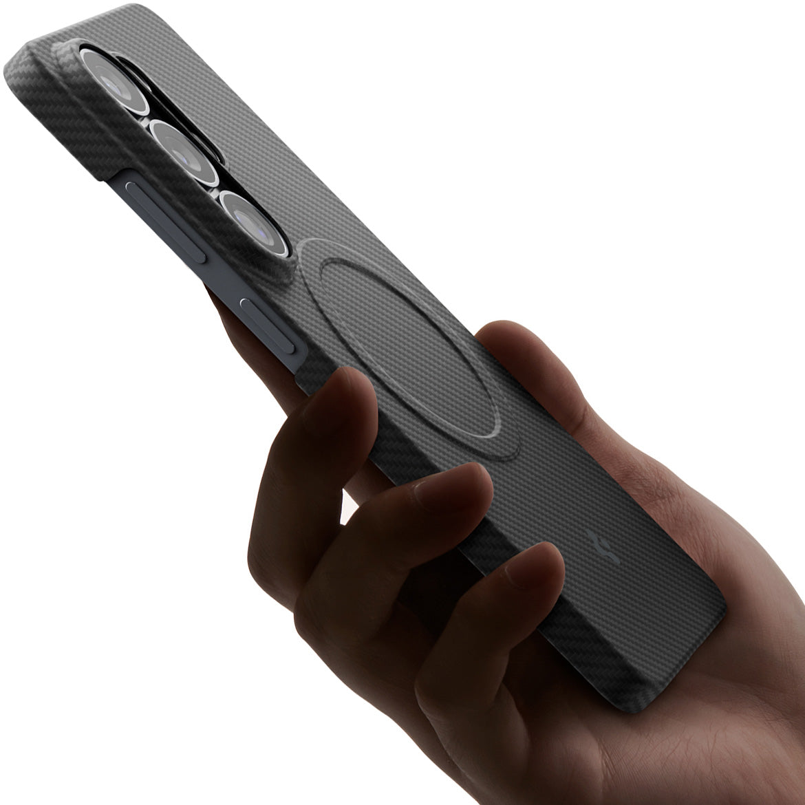 Handyhülle für Galaxy S26 Ultra, Spigen Air Skin Aramid Mag mit MagSafe, Schwarz