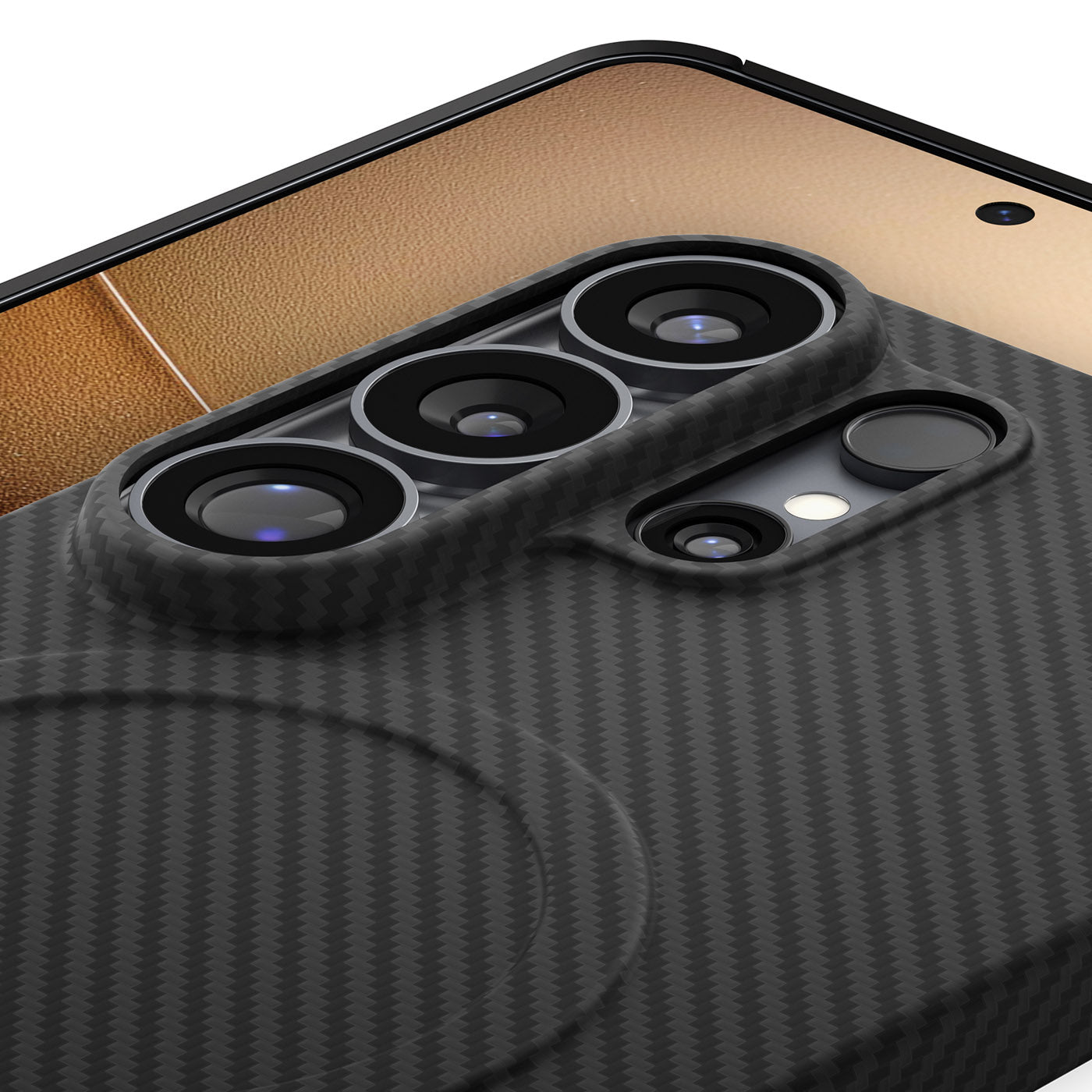 Handyhülle für Galaxy S26 Ultra, Spigen Air Skin Aramid Mag mit MagSafe, Schwarz
