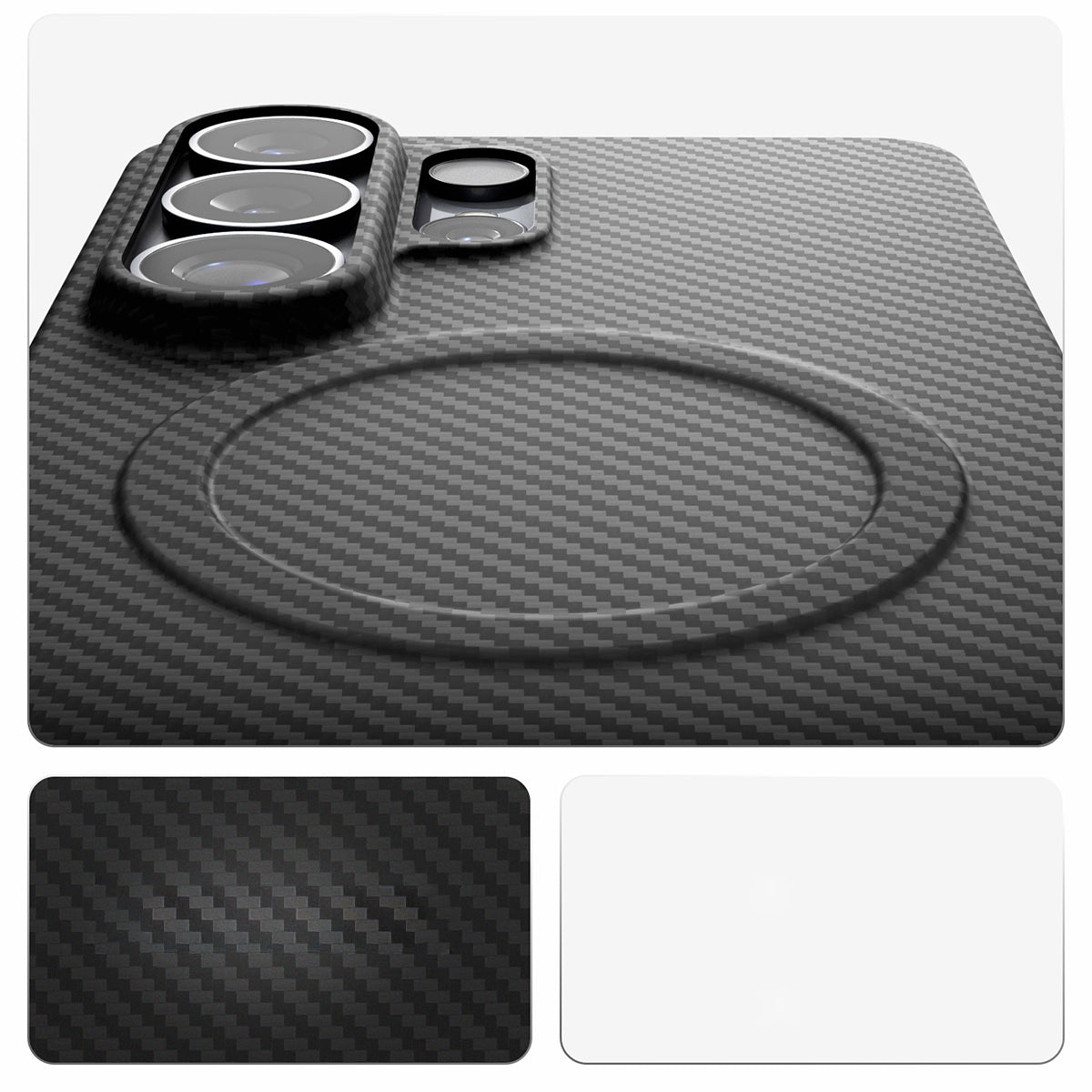 Handyhülle für Galaxy S26 Ultra, Spigen Air Skin Aramid Mag mit MagSafe, Schwarz