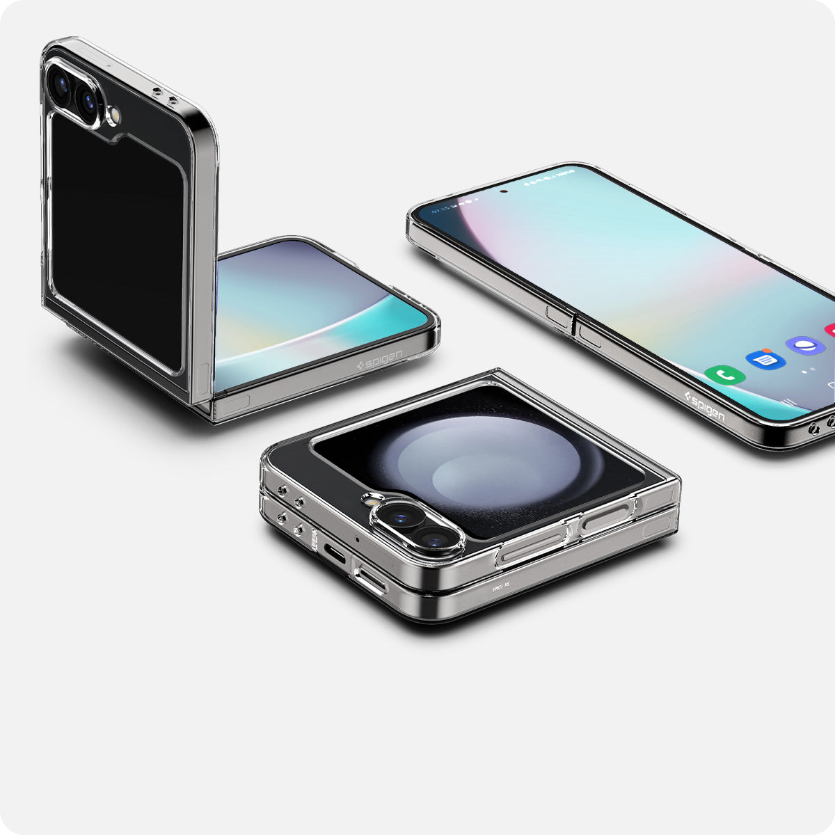 Schutzhülle für Galaxy Z Flip7 FE / 6, Spigen Air Skin, Transparent