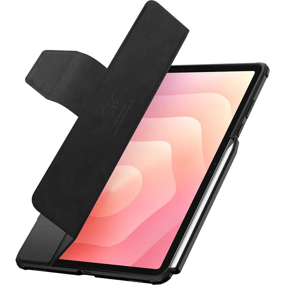Schutzhülle mit Deckel für Galaxy Tab S11, Spigen Air Skin Pro, Schwarz