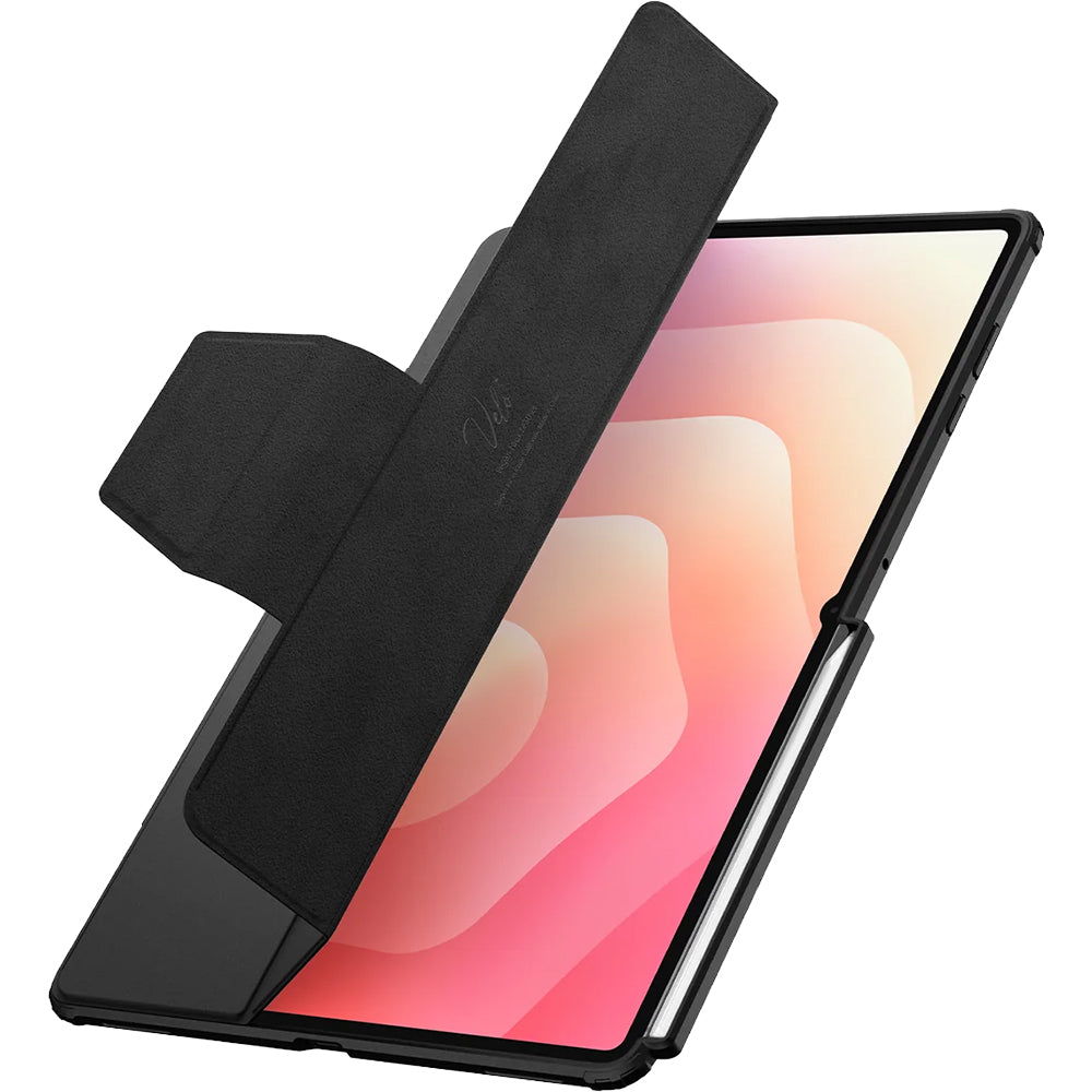Schutzhülle mit Deckel für Galaxy Tab S11 Ultra, Spigen Air Skin Pro, Schwarz