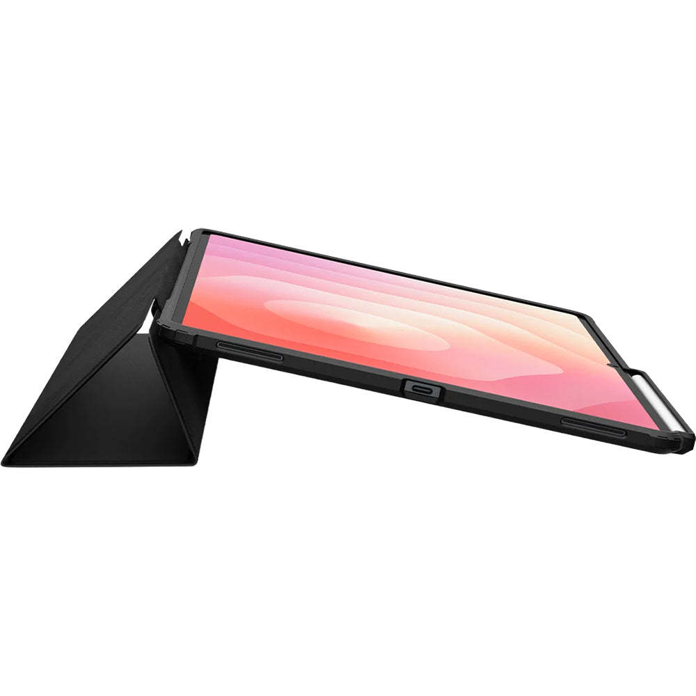 Schutzhülle mit Deckel für Galaxy Tab S11 Ultra, Spigen Air Skin Pro, Schwarz