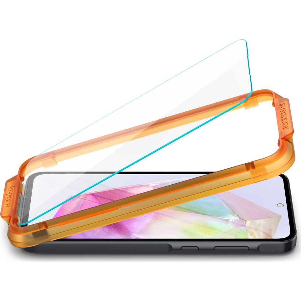 Glas für die Schutzhülle für Galaxy A35 5G, Spigen Glas.tR AM 2-Pack