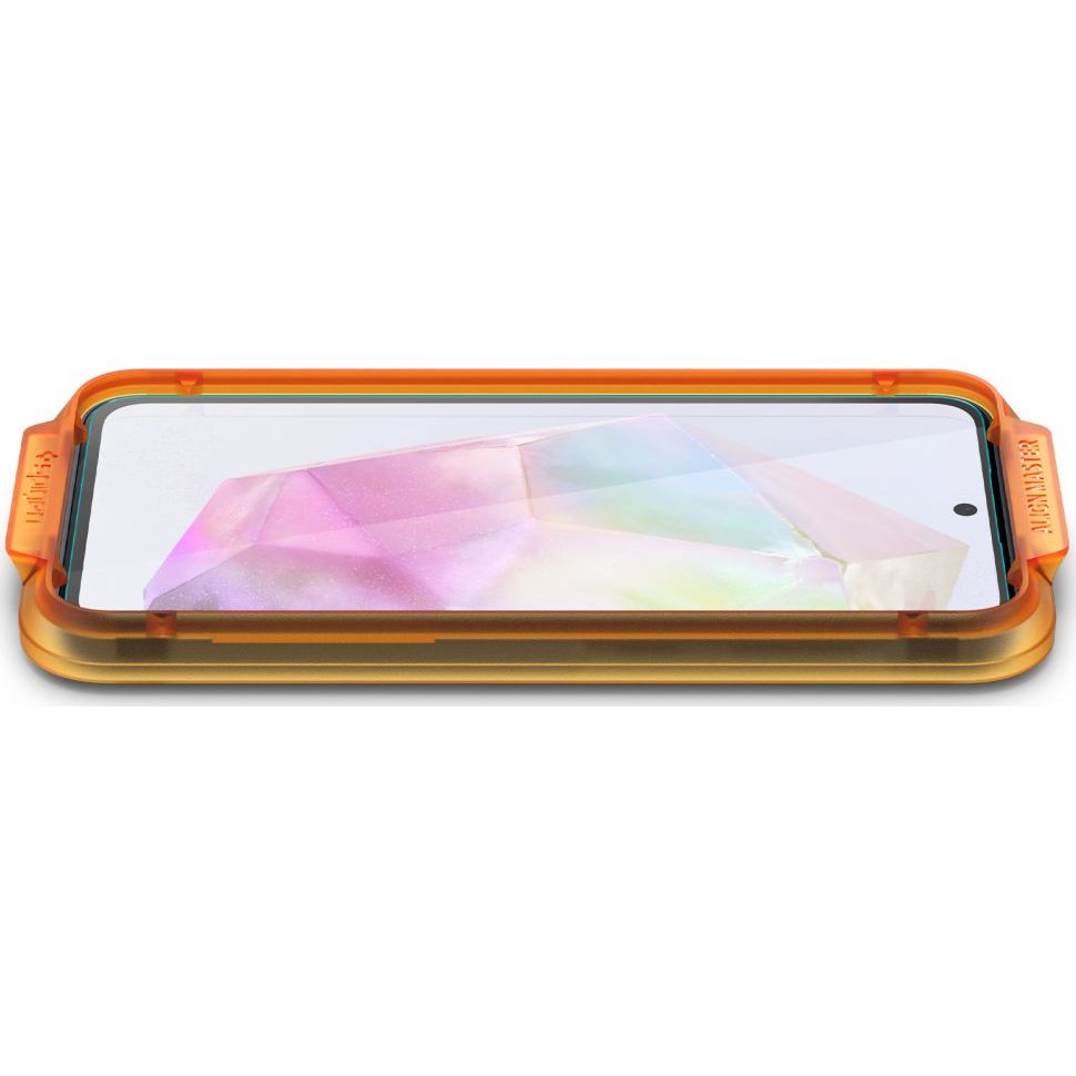 Glas für die Schutzhülle für Galaxy A35 5G, Spigen Glas.tR AM 2-Pack