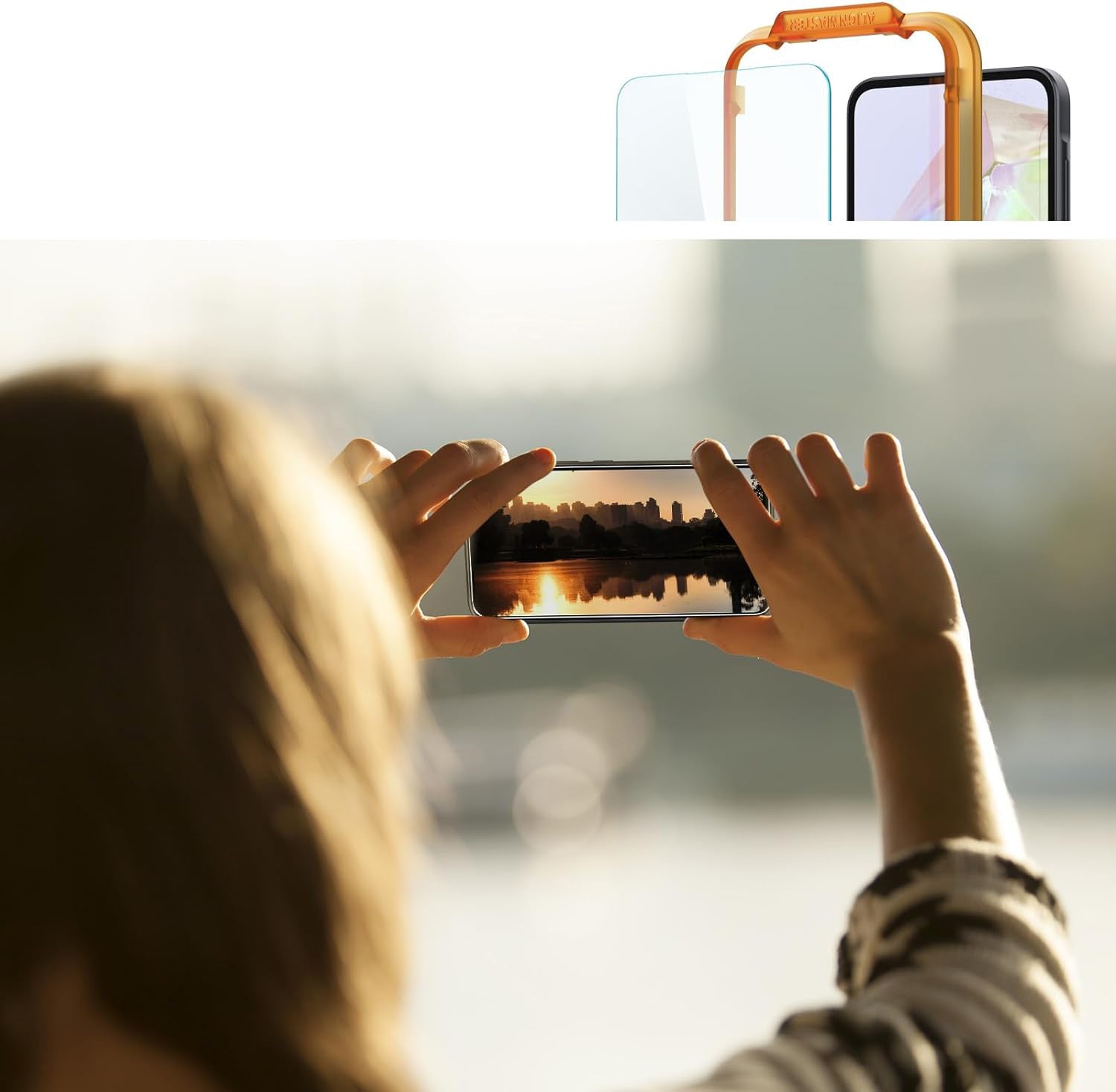 Glas für die Schutzhülle für Galaxy A35 5G, Spigen Glas.tR AM 2-Pack