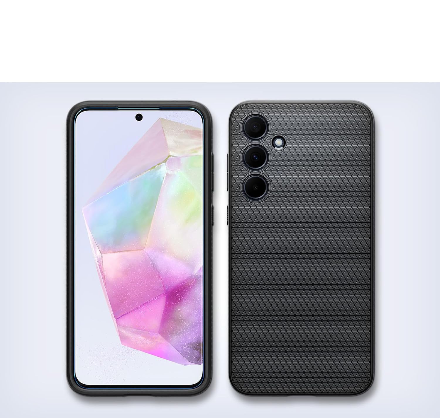 Glas für die Schutzhülle für Galaxy A35 5G, Spigen Glas.tR AM 2-Pack