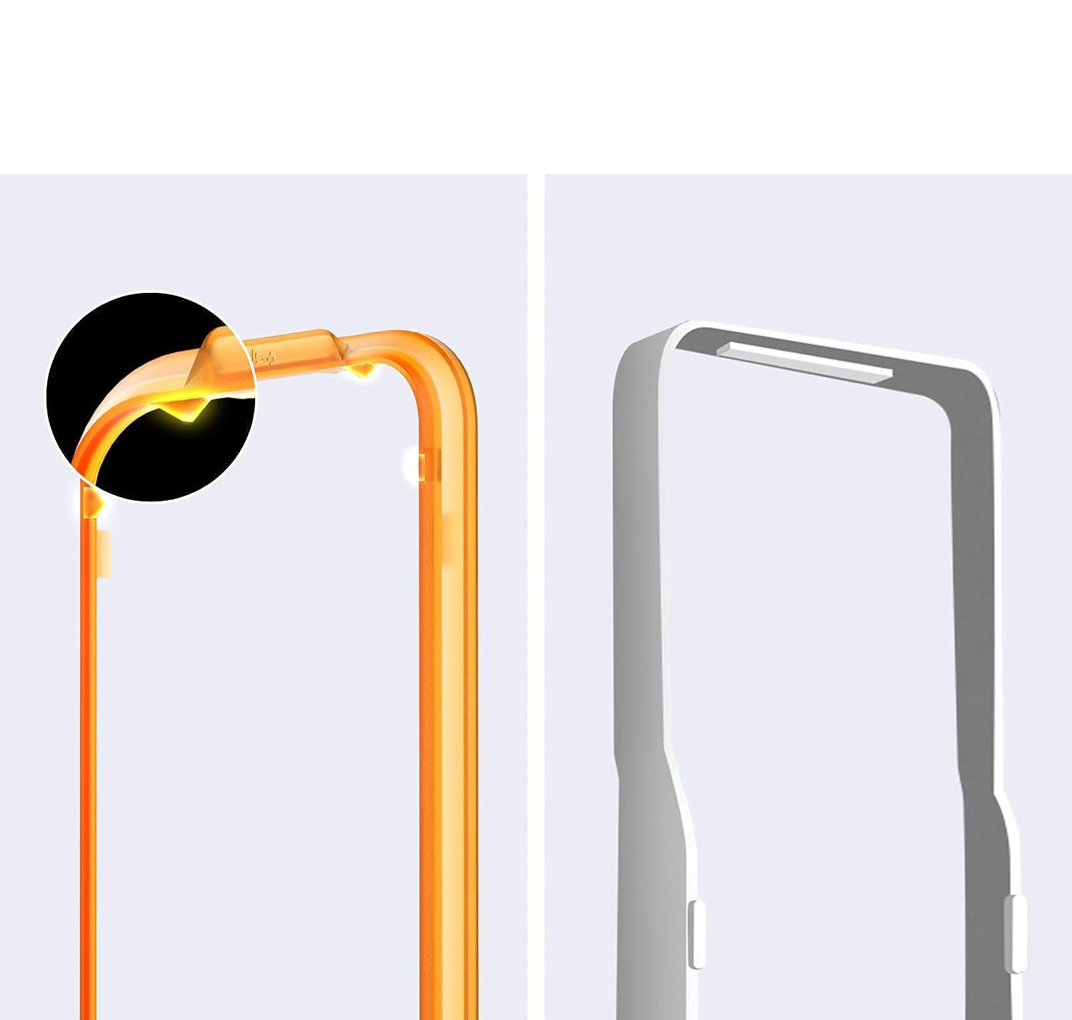 Glas für die Schutzhülle für Galaxy A35 5G, Spigen Glas.tR AM 2-Pack