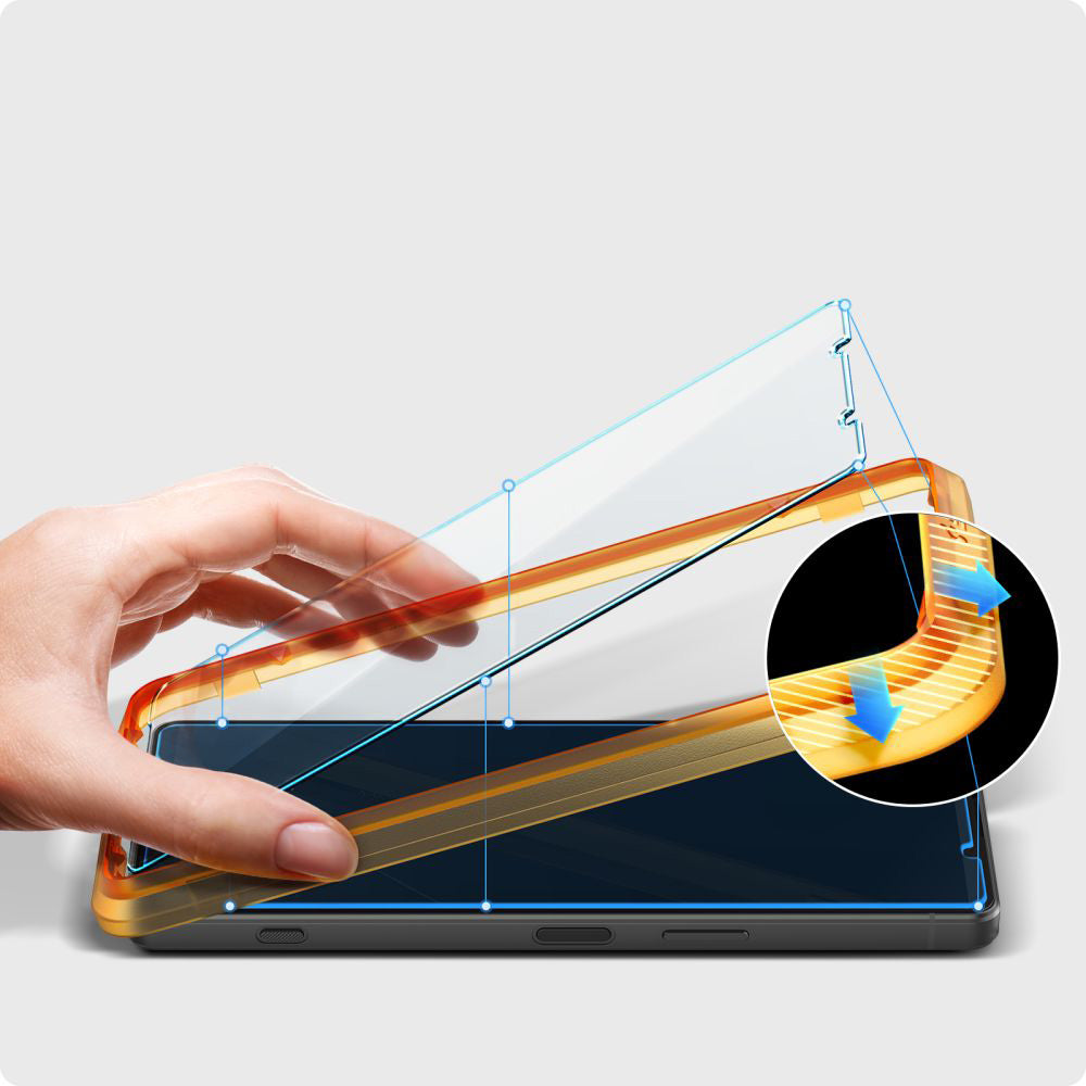 Glas für die Schutzhülle für Sony Xperia 1 VII / Xperia 1 VI, Spigen Glas.tR AM 2-Pack
