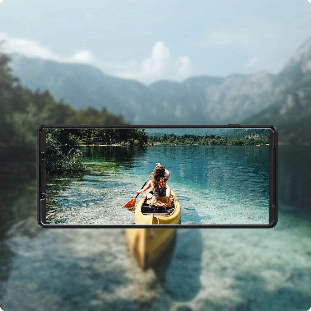 Glas für die Schutzhülle für Sony Xperia 1 VII / Xperia 1 VI, Spigen Glas.tR AM 2-Pack