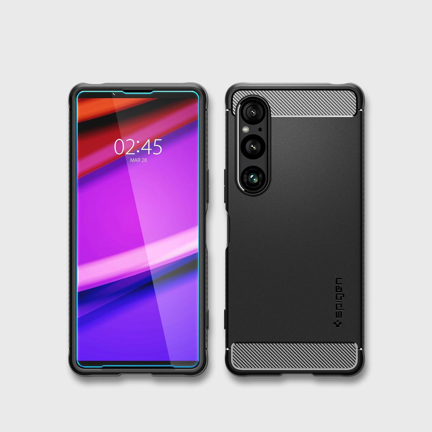 Glas für die Schutzhülle für Sony Xperia 1 VII / Xperia 1 VI, Spigen Glas.tR AM 2-Pack