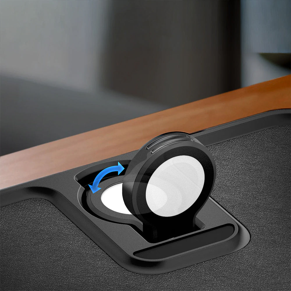 Ladestation mit Organizer und Schublade für Apple Watch Qi Ladegeräte, Spigen Watch Organizer S340, Schwarz