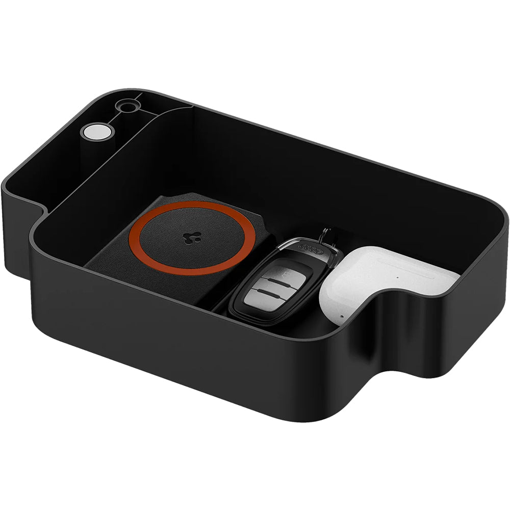 Ladestation mit Organizer und Schublade für Apple Watch Qi Ladegeräte, Spigen Watch Organizer S340, Schwarz