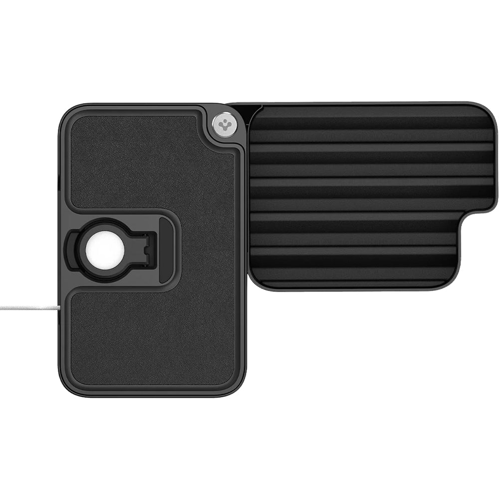 Ladestation mit Organizer und Schublade für Apple Watch Qi Ladegeräte, Spigen Watch Organizer S340, Schwarz