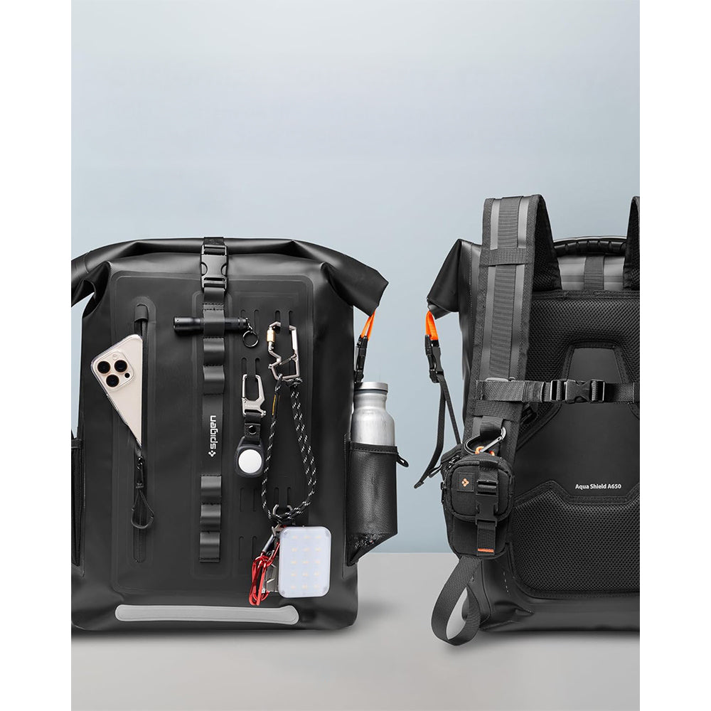 Wasserdichter Laptop-Rucksack bis 16" Spigen Aqua Shield WaterProof, 35L, Schwarz