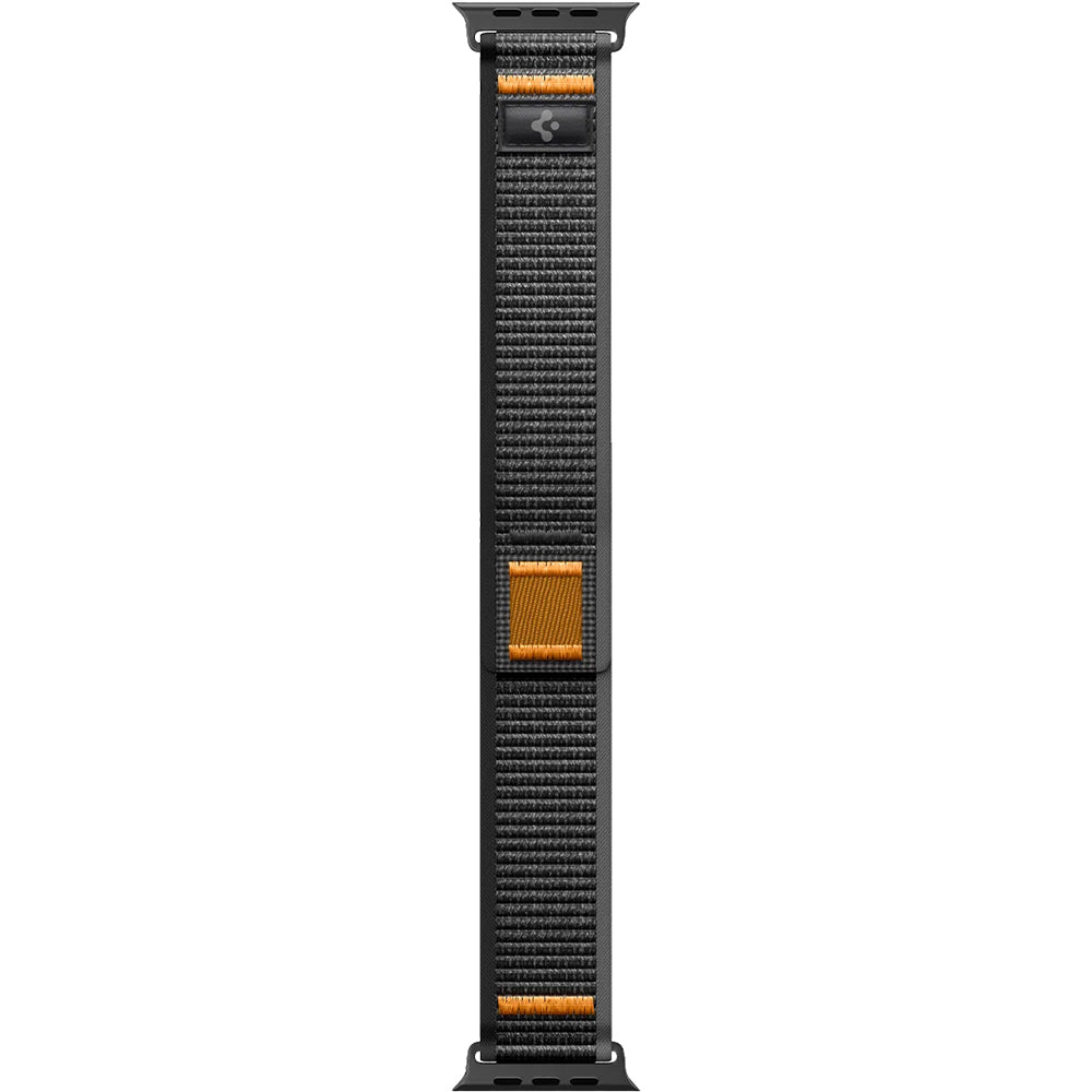 Armband für Apple Watch 49/46/45/44 mm, Spigen Athlex Air 2, Schwarz-Orange