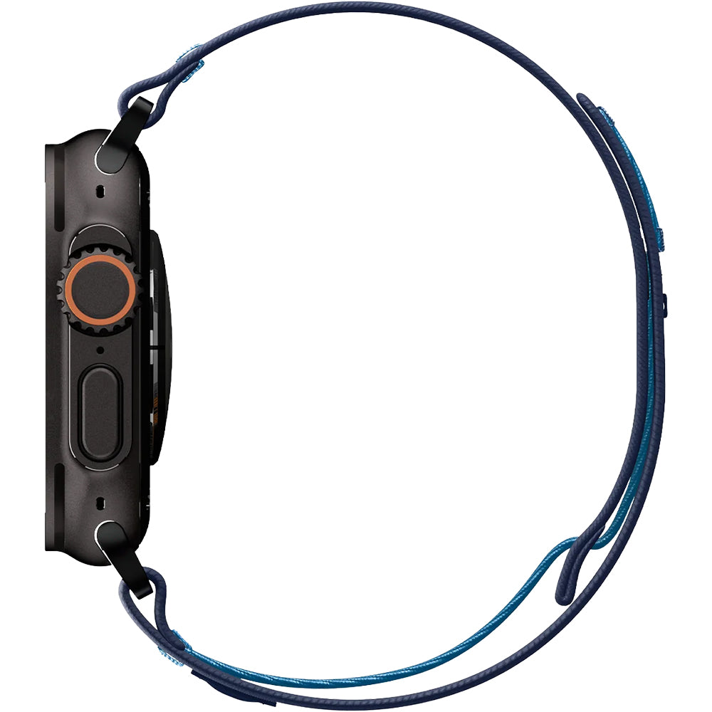 Armband für Apple Watch 49/46/45/44 mm, Spigen Athlex Air 2, Dunkelblau