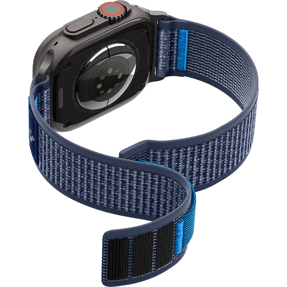 Armband für Apple Watch 49/46/45/44 mm, Spigen Athlex Air 2, Dunkelblau