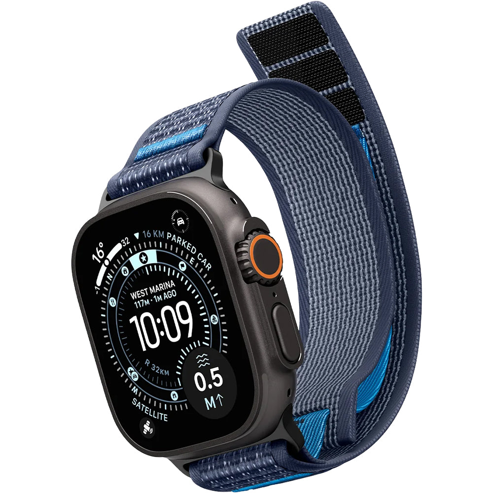Armband für Apple Watch 49/46/45/44 mm, Spigen Athlex Air 2, Dunkelblau