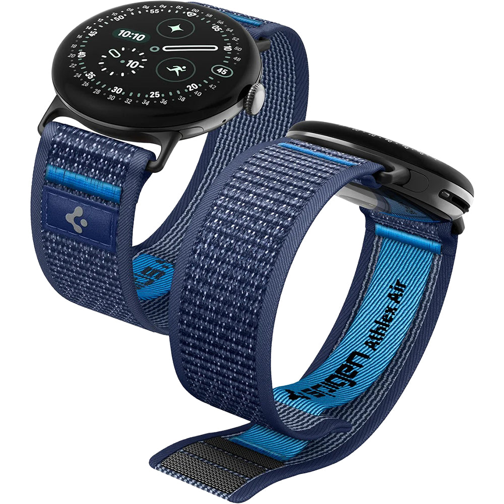Armband für Pixel Watch 5/4/3 (45mm), Spigen Athlex Air, Dunkelblau (1/12)