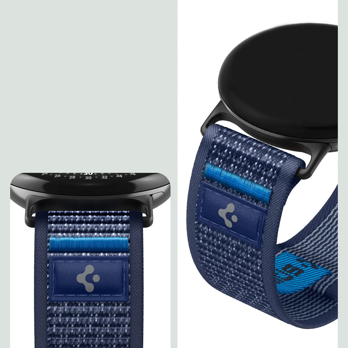 Armband für Pixel Watch 5/4/3 (45mm), Spigen Athlex Air, Dunkelblau (8/12)