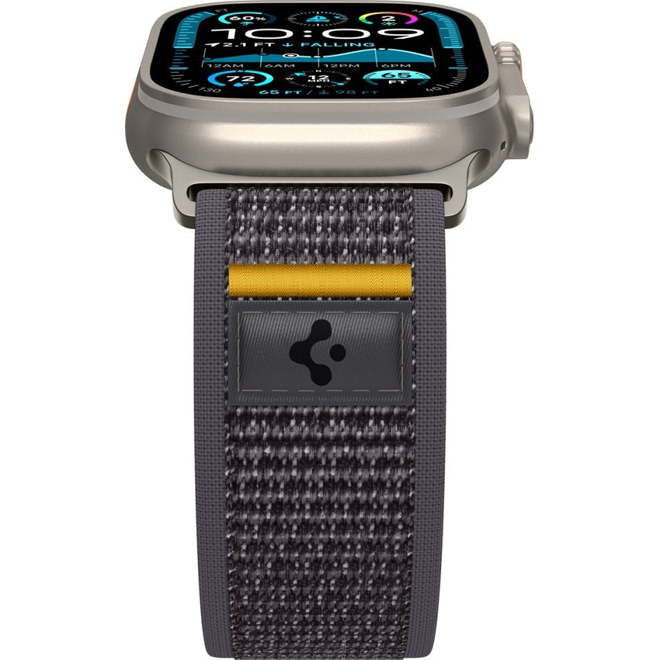 Armband für Apple Watch 49/46/45/44 mm, Spigen Athlex Air, Grau