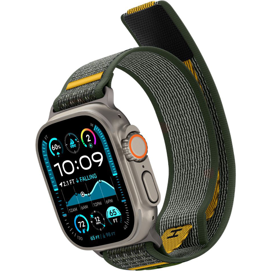 Armband für Apple Watch 49/46/45/44 mm, Spigen Athlex Air, Grün