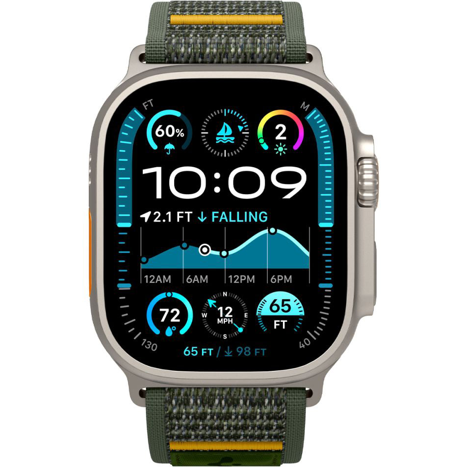Armband für Apple Watch 49/46/45/44 mm, Spigen Athlex Air, Grün