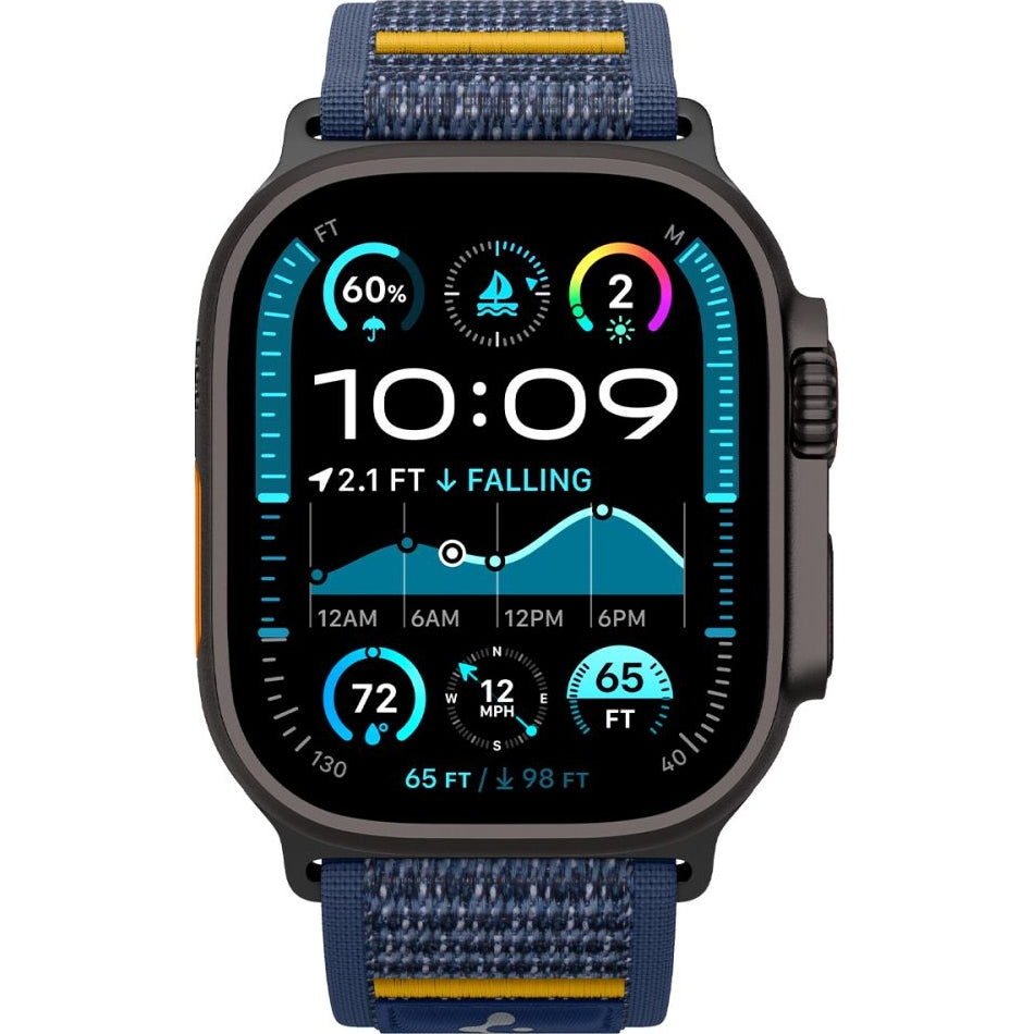 Armband für Apple Watch 49/46/45/44 mm, Spigen Athlex Air, Dunkelblau