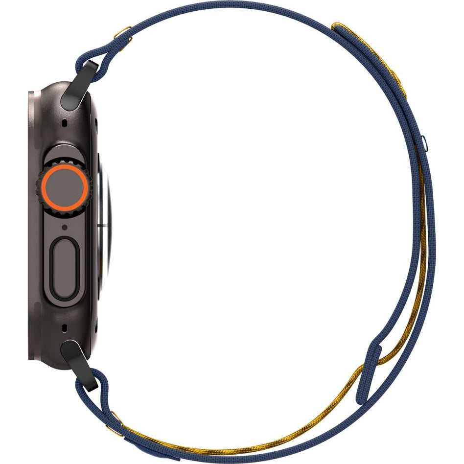 Armband für Apple Watch 49/46/45/44 mm, Spigen Athlex Air, Dunkelblau