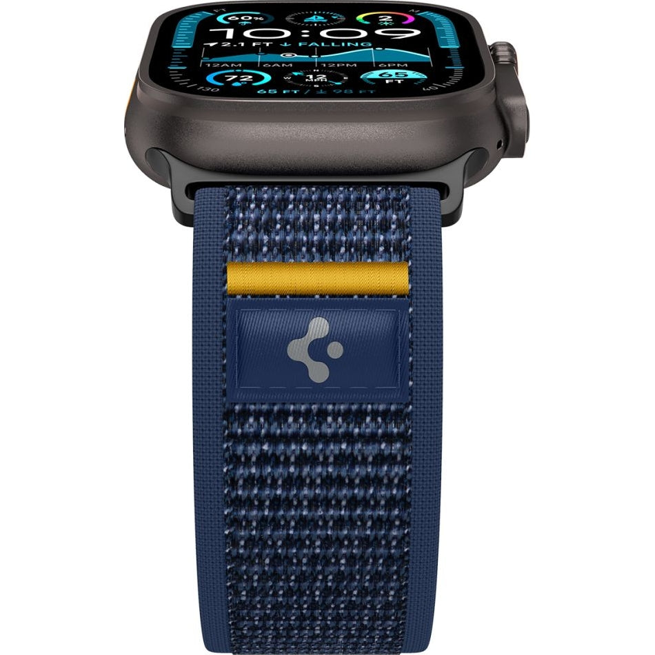 Armband für Apple Watch 49/46/45/44 mm, Spigen Athlex Air, Dunkelblau
