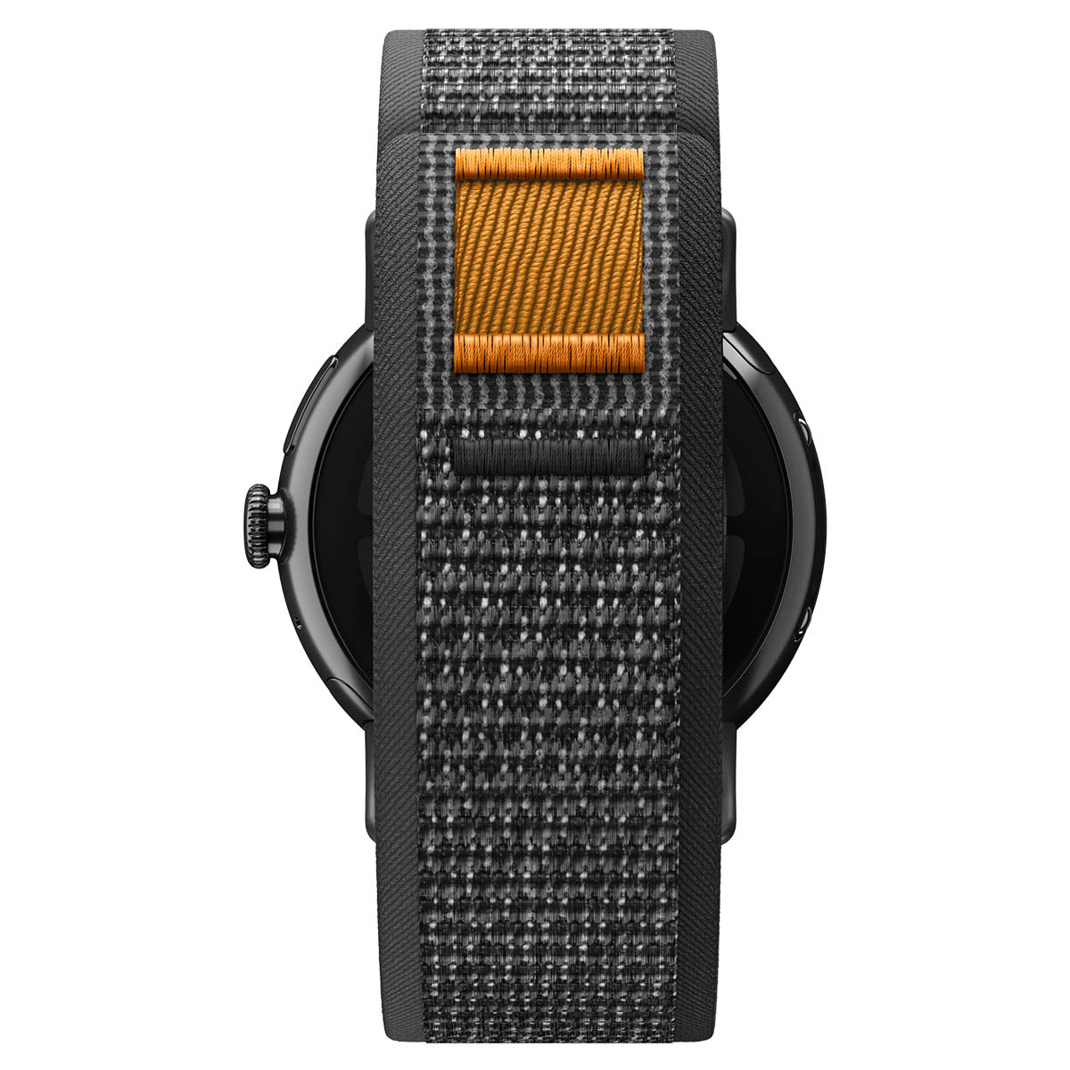 Armband für Google Pixel Watch 5 (41mm) / 4 (41mm) / 3 (41mm) / 2 (41 mm), Spigen Athlex Air, Schwarz-Orange (12/14)