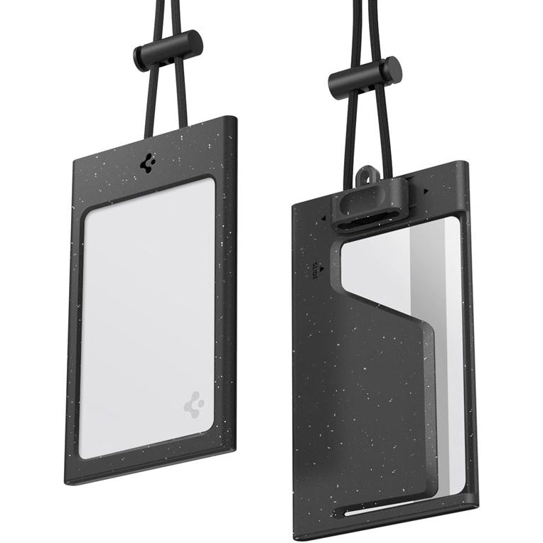Kartenhalter mit Umhängeband Spigen Badge Holder MagSlide, Schwarz