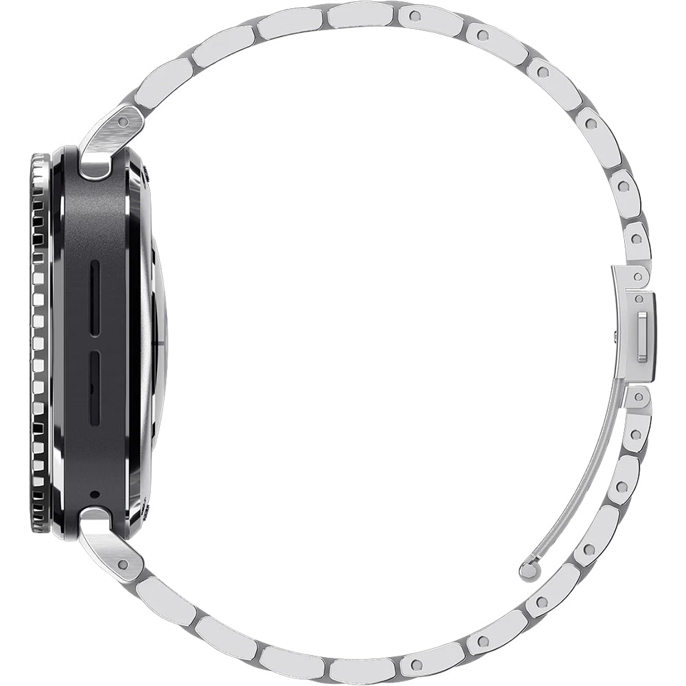 Blendenabdeckung Spigen Bezel Tune Diver für Galaxy Watch Ultra 2 47mm, Schwarz-Silber