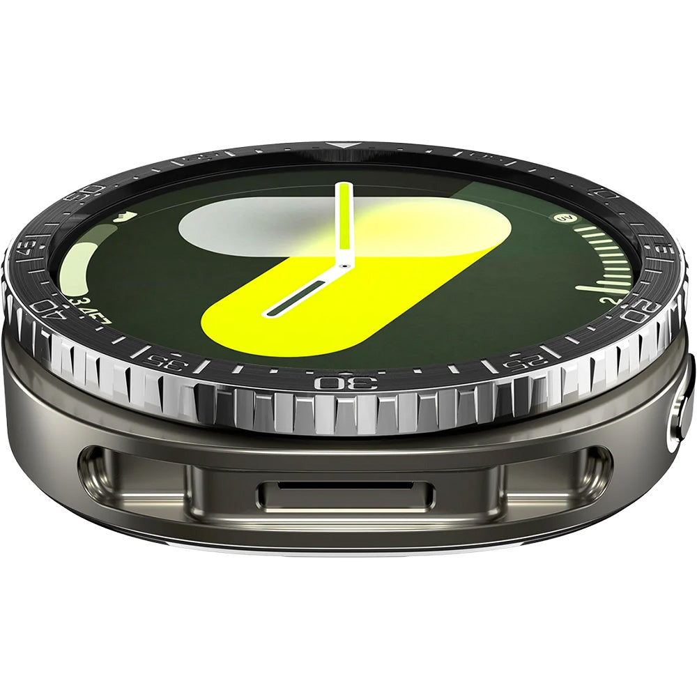 Blendenabdeckung Spigen Bezel Tune für Galaxy Watch 8 44 mm, Schwarz-Silber