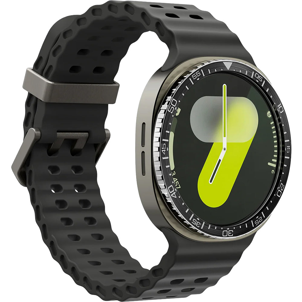 Blendenabdeckung Spigen Bezel Tune für Galaxy Watch 8 44 mm, Schwarz-Silber