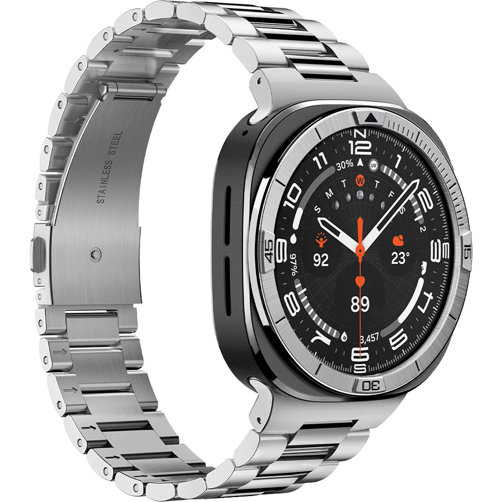 Blendenabdeckung Spigen Bezel Tune Pilot für Galaxy Watch Ultra 2 47 mm, Silbern