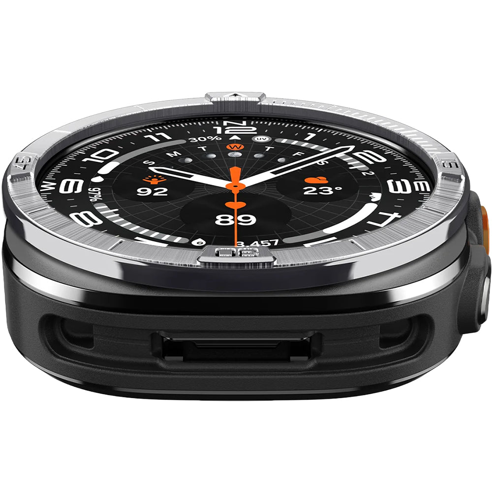Blendenabdeckung Spigen Bezel Tune Pilot für Galaxy Watch Ultra 2 47 mm, Silbern