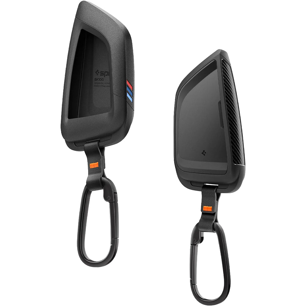 Schlüsselhülle für BMW Smart Key G-Series, Spigen BK100 Key Fob Case, Schwarz mit Carbon-Akzent