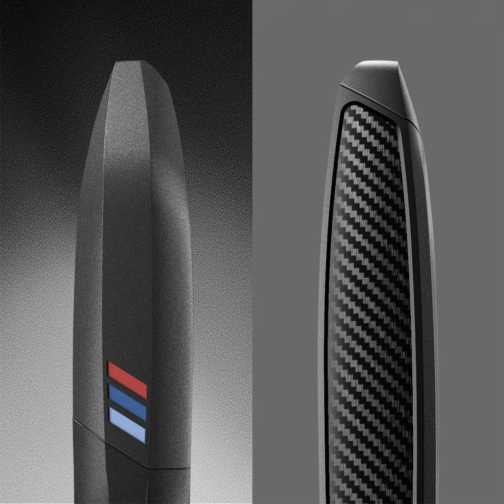 Schlüsselhülle für BMW Smart Key G-Series, Spigen BK100 Key Fob Case, Schwarz mit Carbon-Akzent