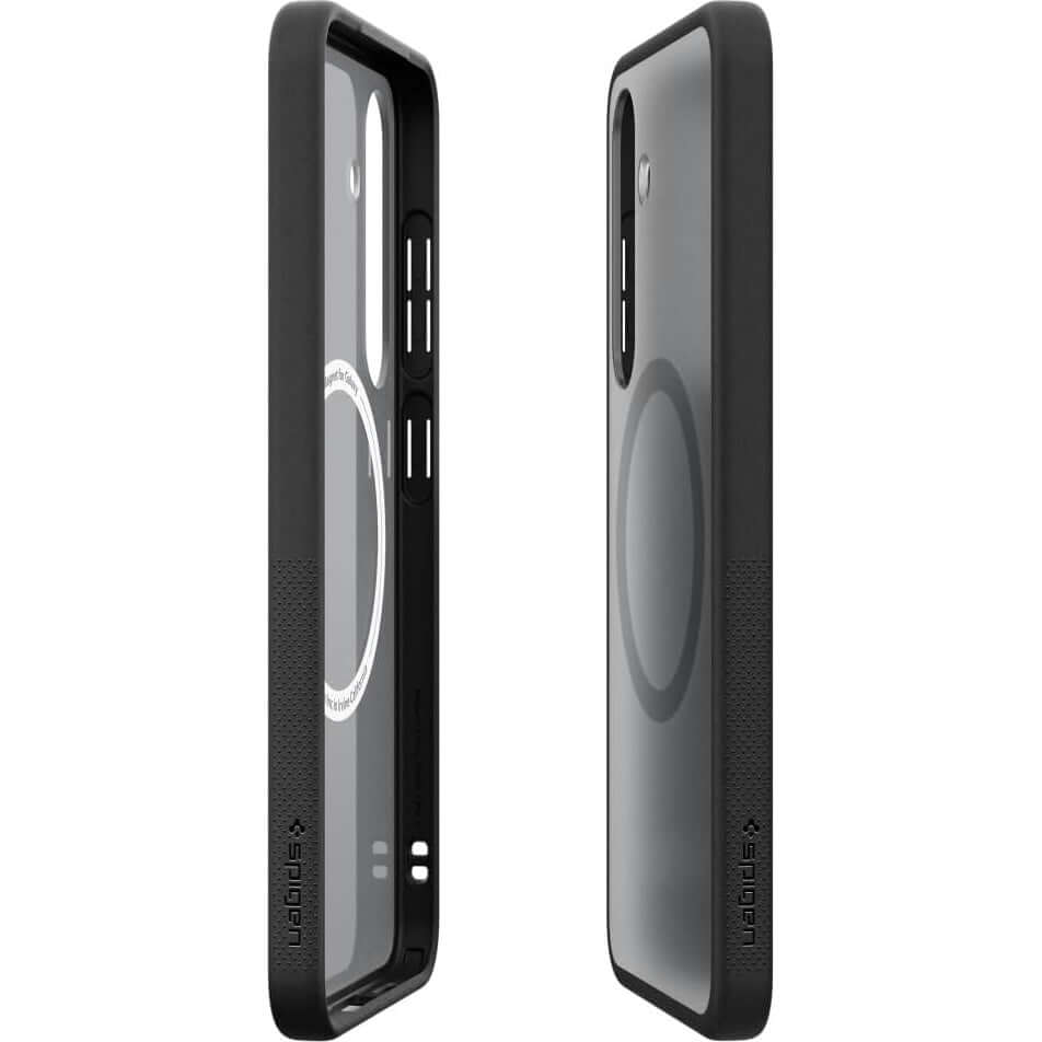 Magnetische-Handyhülle für Galaxy S25 Plus, Spigen Capella, Rauchfarben-Schwarz