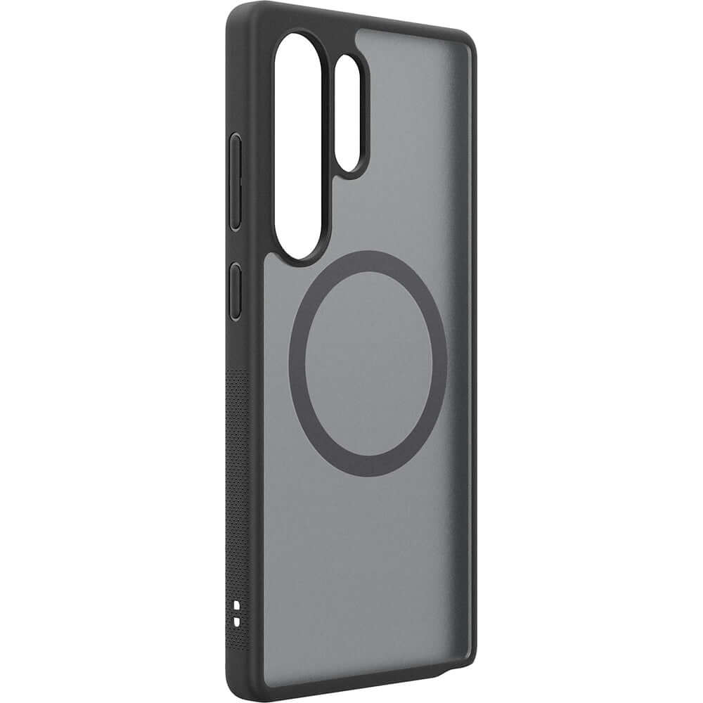 Magnetische-Handyhülle für Galaxy S25 Ultra, Spigen Capella, Rauchfarben-Schwarz