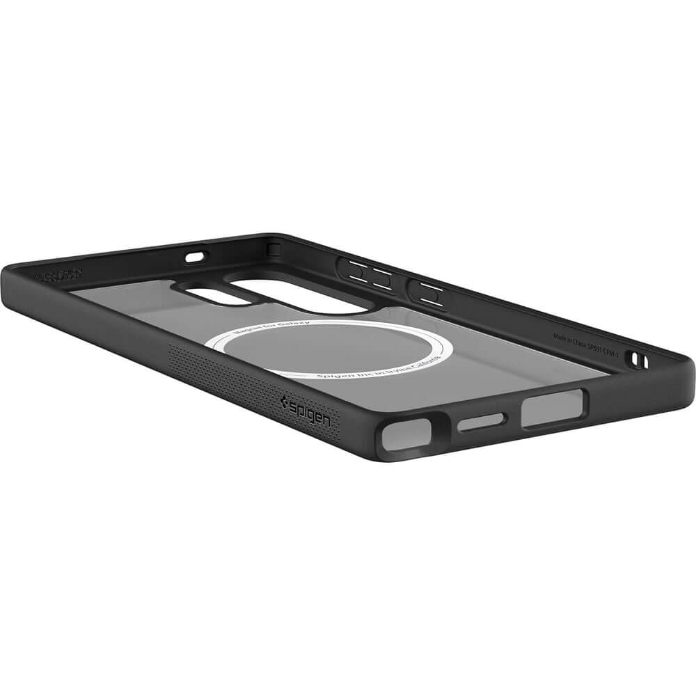 Magnetische-Handyhülle für Galaxy S25 Ultra, Spigen Capella, Rauchfarben-Schwarz